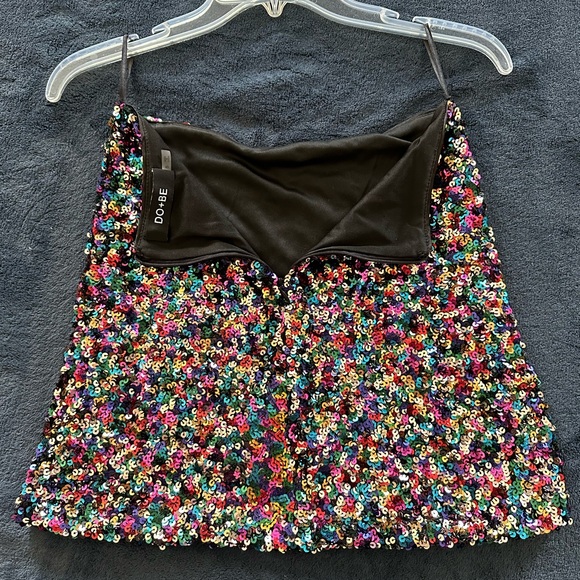 NanaMacs Sequin Crop Top and Mini skirt Set - Picture 8 of 10